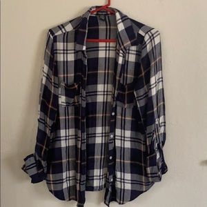 ‼️ Plaid Button Up Shirt XL